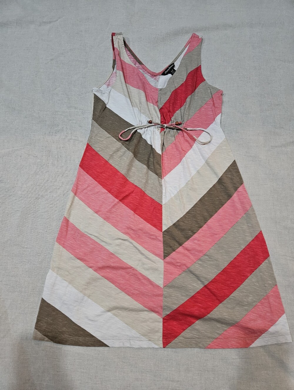 Tommy Bahama Chevron Striped V-Neck Dress